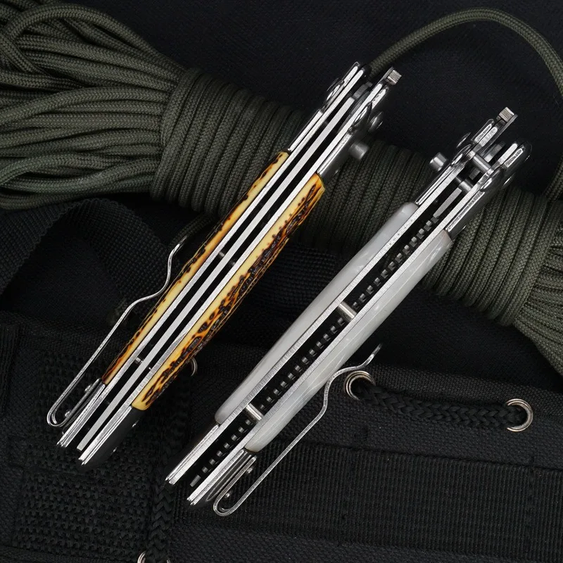 Men'S Grooming Tonic - Folding Spring Hair Comb with Stainless