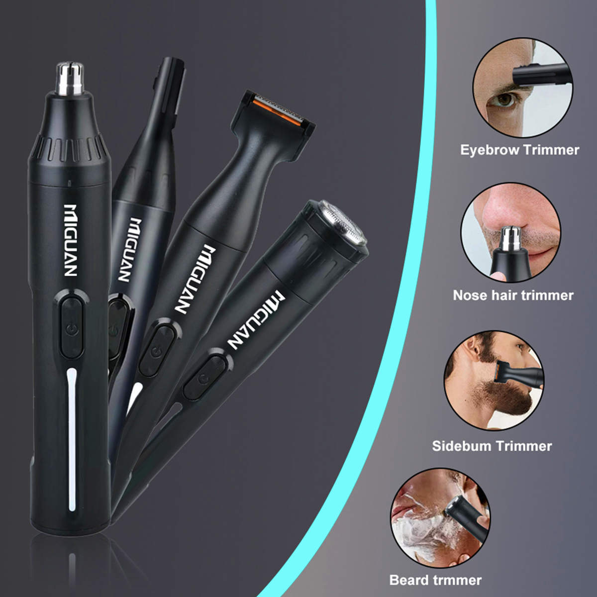 Men Grooming Armpit Hair - Man Electric Trimmer Beard Razor Eyebrow