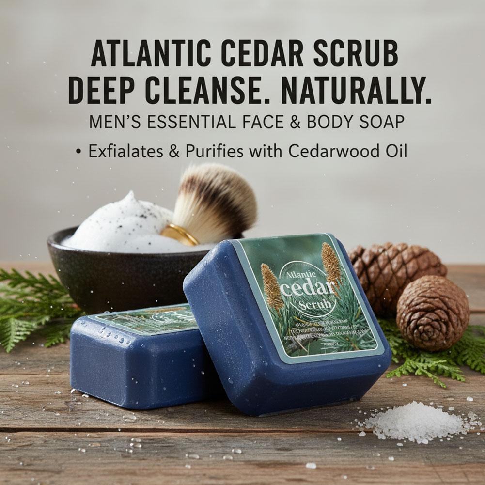 Men'S Grooming Tonic - Men's Cedar Essential Oil Soap, Woody