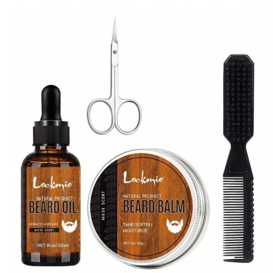 Men'S Grooming Tonic - Men Beard Balm Kit Whisker Moisturizing