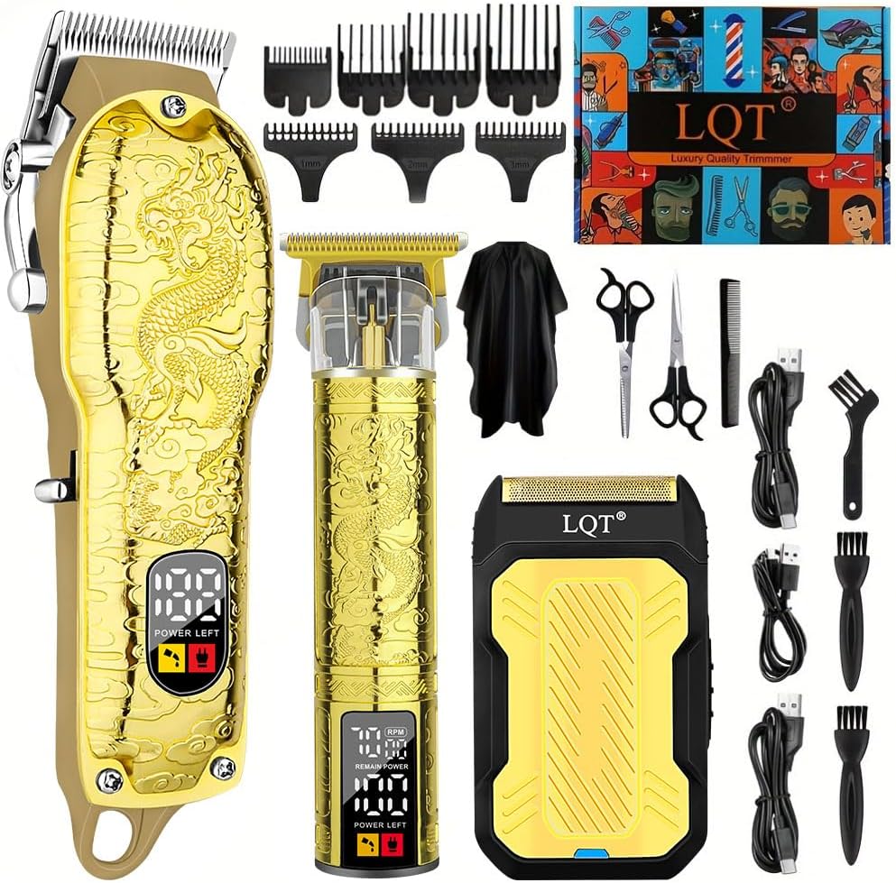 Men'S Grooming Images - Professional Cordless Hair Clippers for Men,