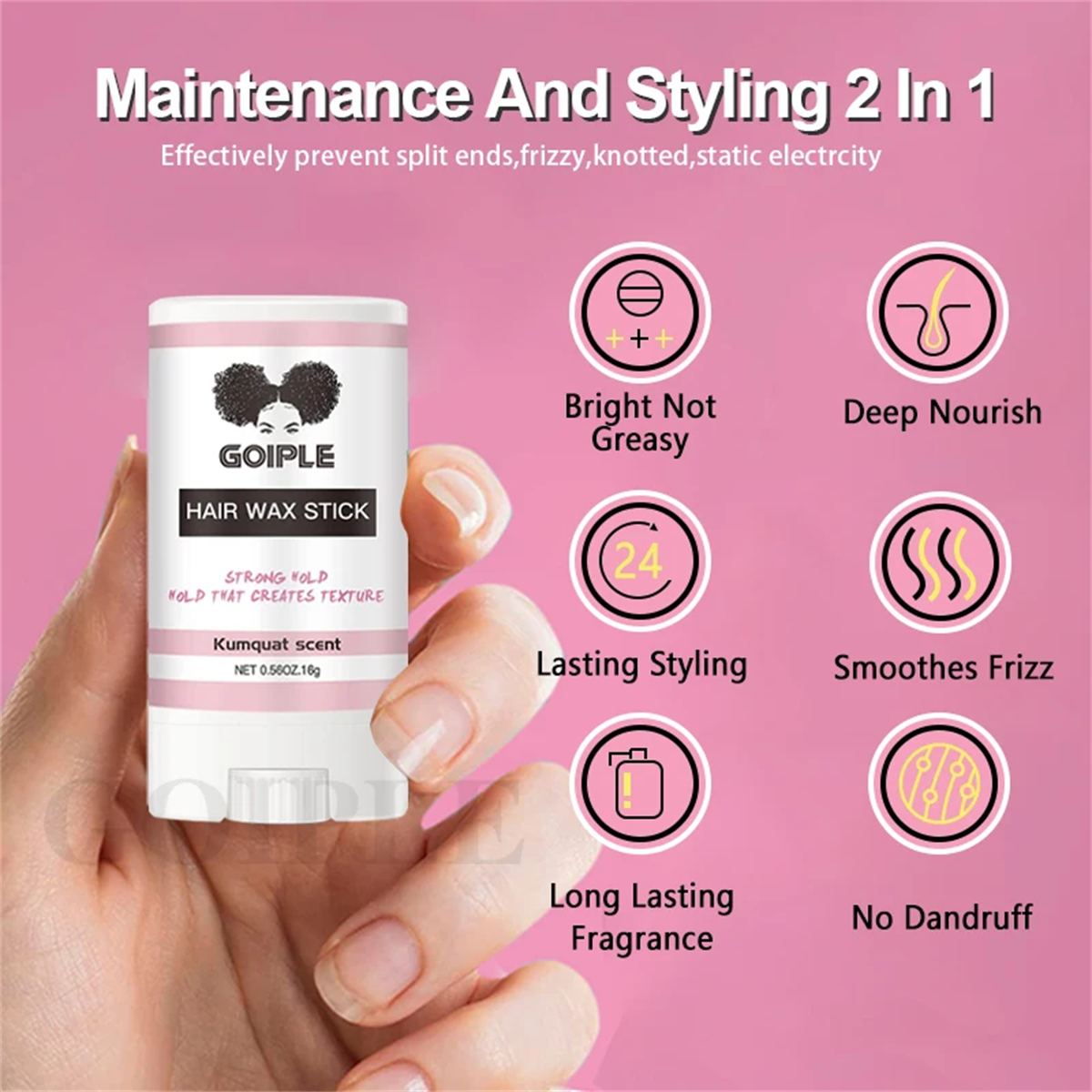 GOIPLE Flyaway Taming Wax Stic – Hair Wax Stick recenzja i cena