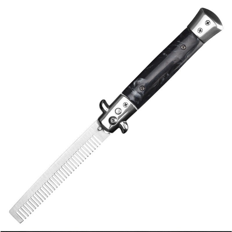 Folding Spring Hair Comb with  – Men'S Grooming Tonic recenzja i cena