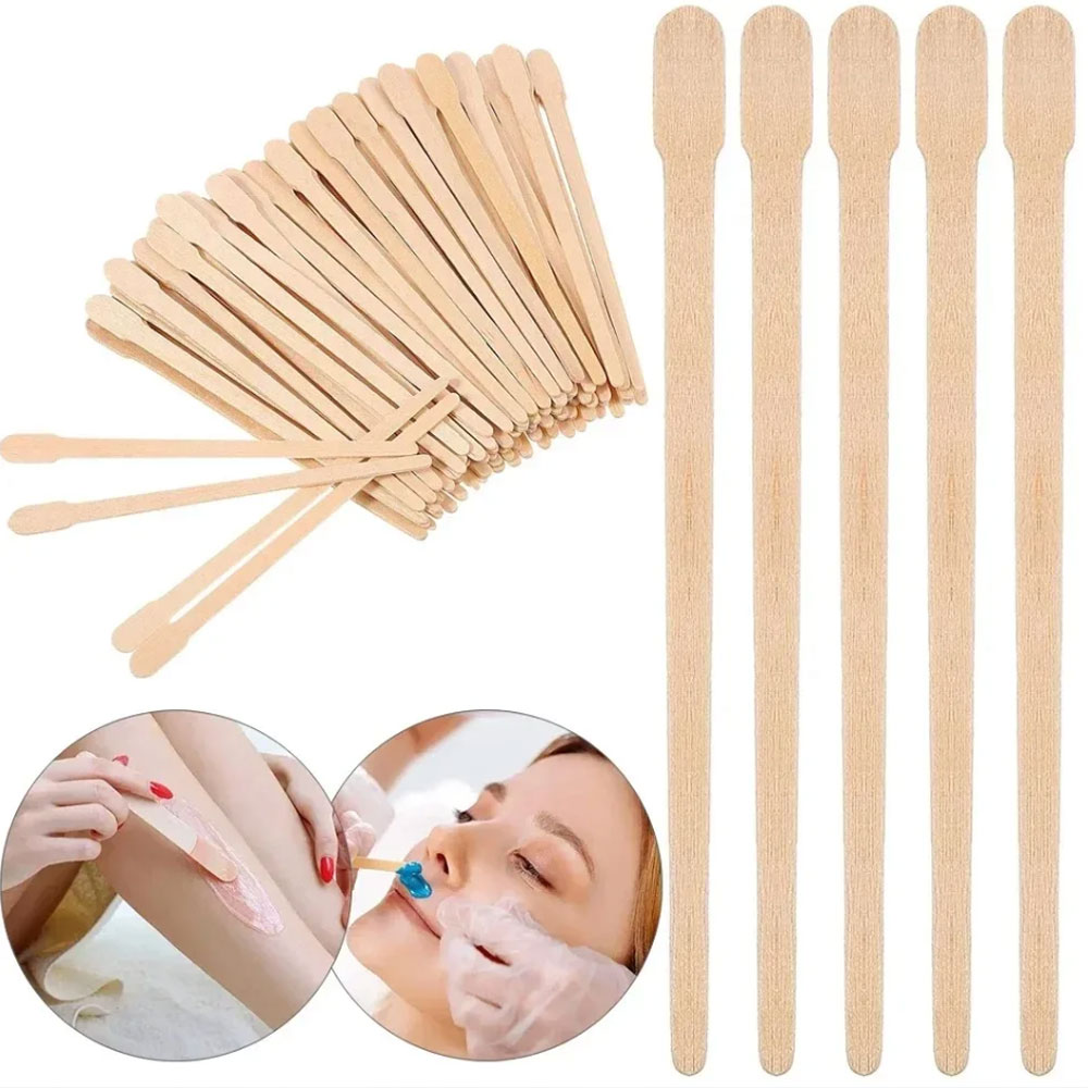 500/200/100Pcs Wooden Hair Rem – Hair Wax Stick recenzja i cena