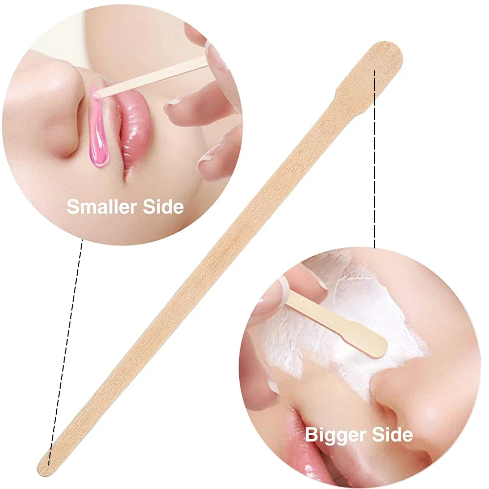 100PCS Woman Wooden Hair Remov – Hair Wax Stick recenzja i cena
