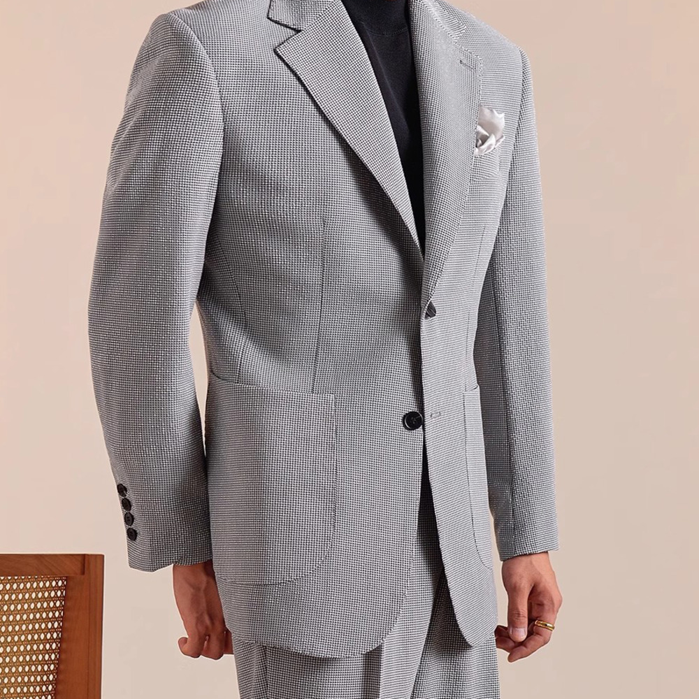 Men Tuxedo Suit Blazer Homme L – Men'S Grooming Club recenzja i cena