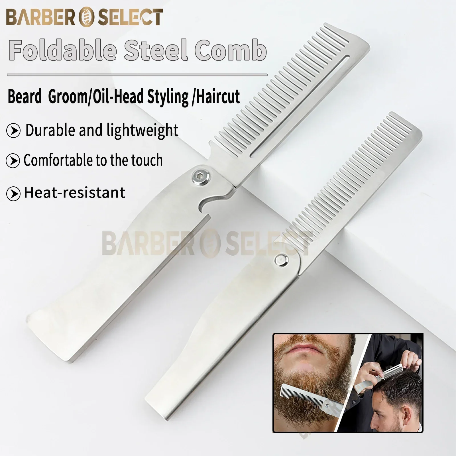 NEW Folding Stainless Steel Co – Men'S Grooming Tonic recenzja i cena