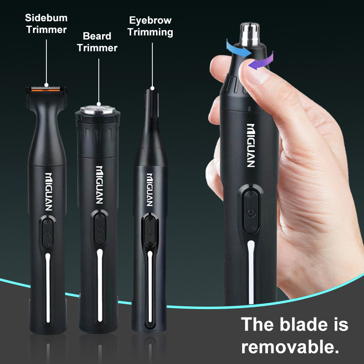 Man Electric Trimmer Beard Raz – Men Grooming Armpit Hair recenzja i cena