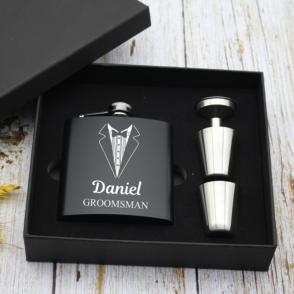 Custom Wedding Groomsman Gift  – Mens Grooming Box recenzja i cena