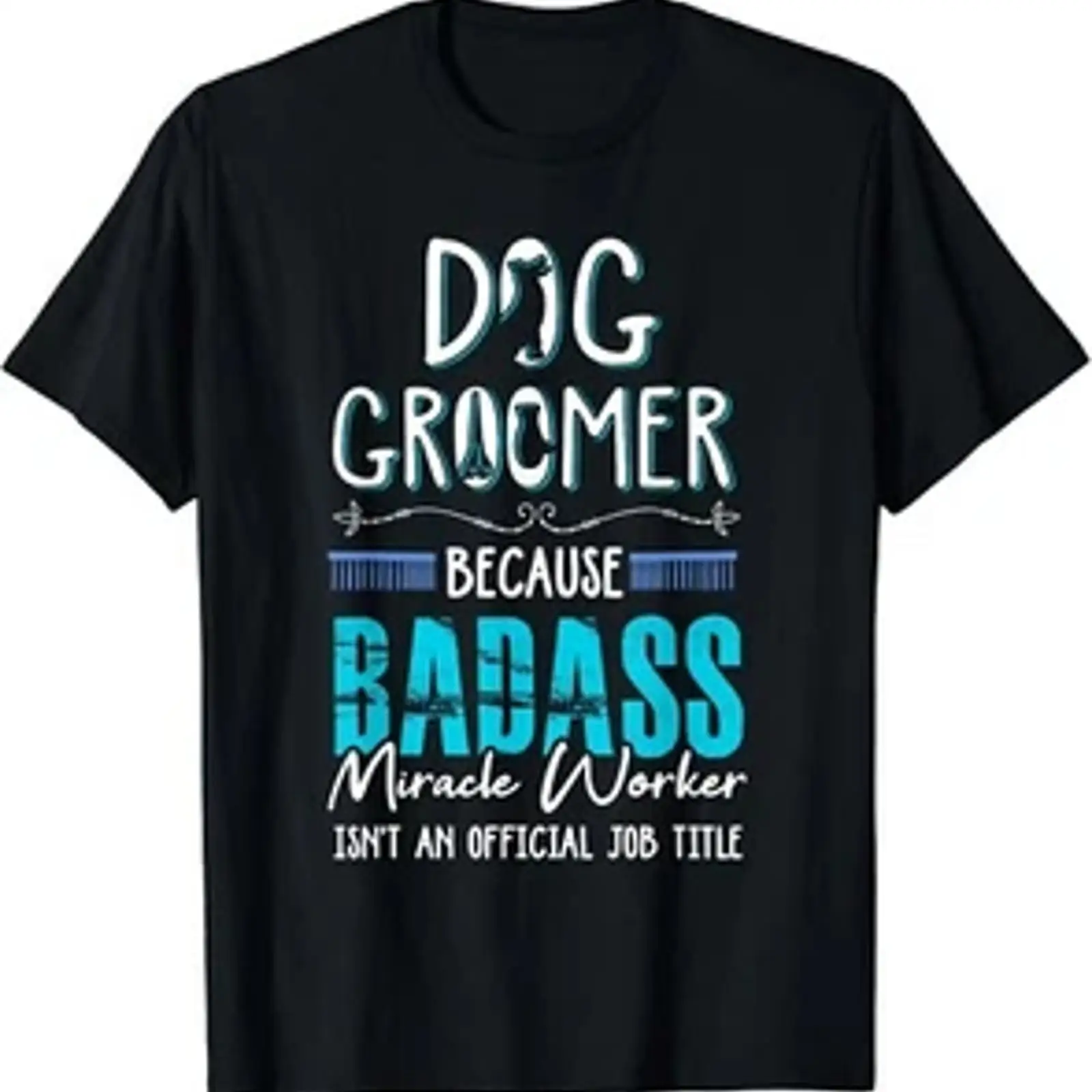 Funny dog groomer shirt groomi – Men Grooming Quotes Short recenzja i cena
