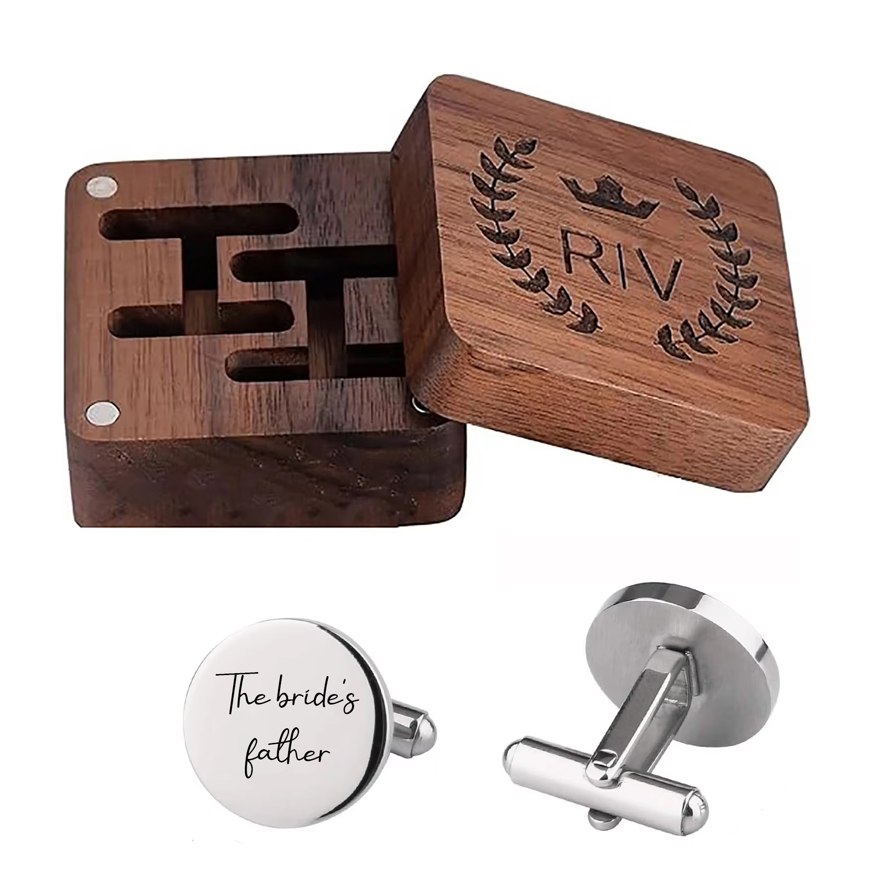 Custom Personalized Cufflinks  – Mens Grooming Box recenzja i cena