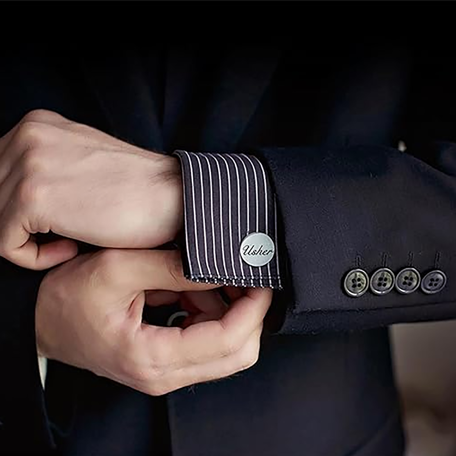 Custom Personalized Cufflinks  – Mens Grooming Box recenzja i cena