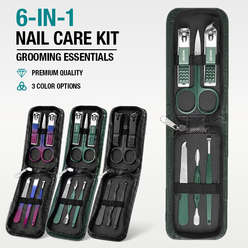 6-IN-1 Portable Nail Clipper S – Mens Grooming Box recenzja i cena