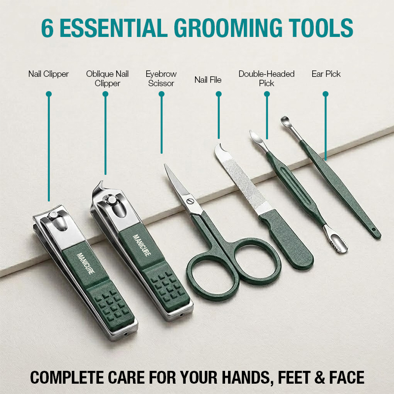 6-IN-1 Portable Nail Clipper S – Mens Grooming Box recenzja i cena