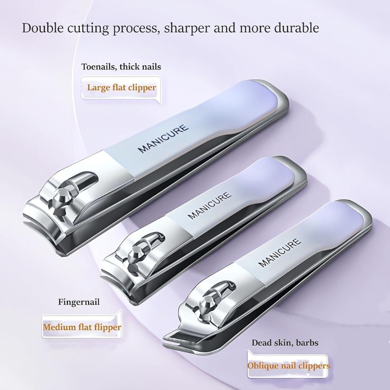 4 Pcs Manicure Set Stainless S – Mens Grooming Box recenzja i cena