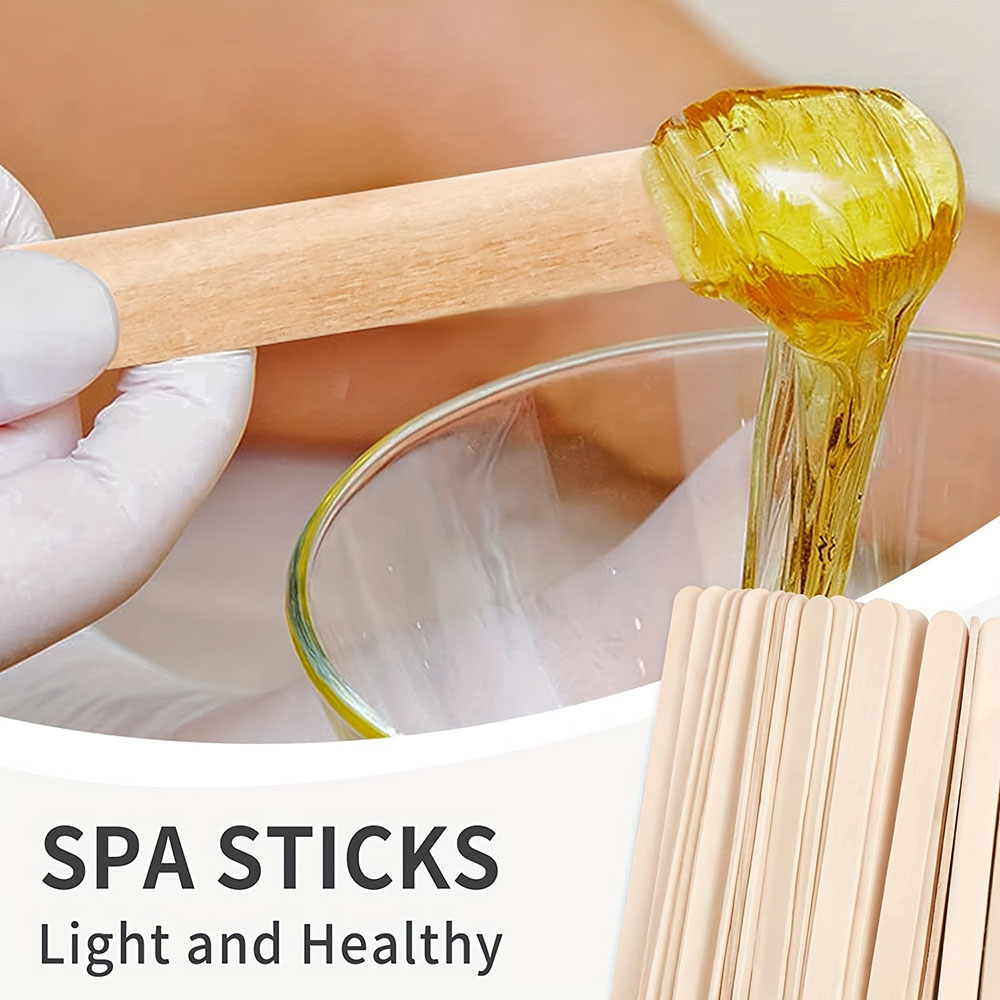 300/500pcs Wooden Wax Sticks M – Hair Wax Stick recenzja i cena
