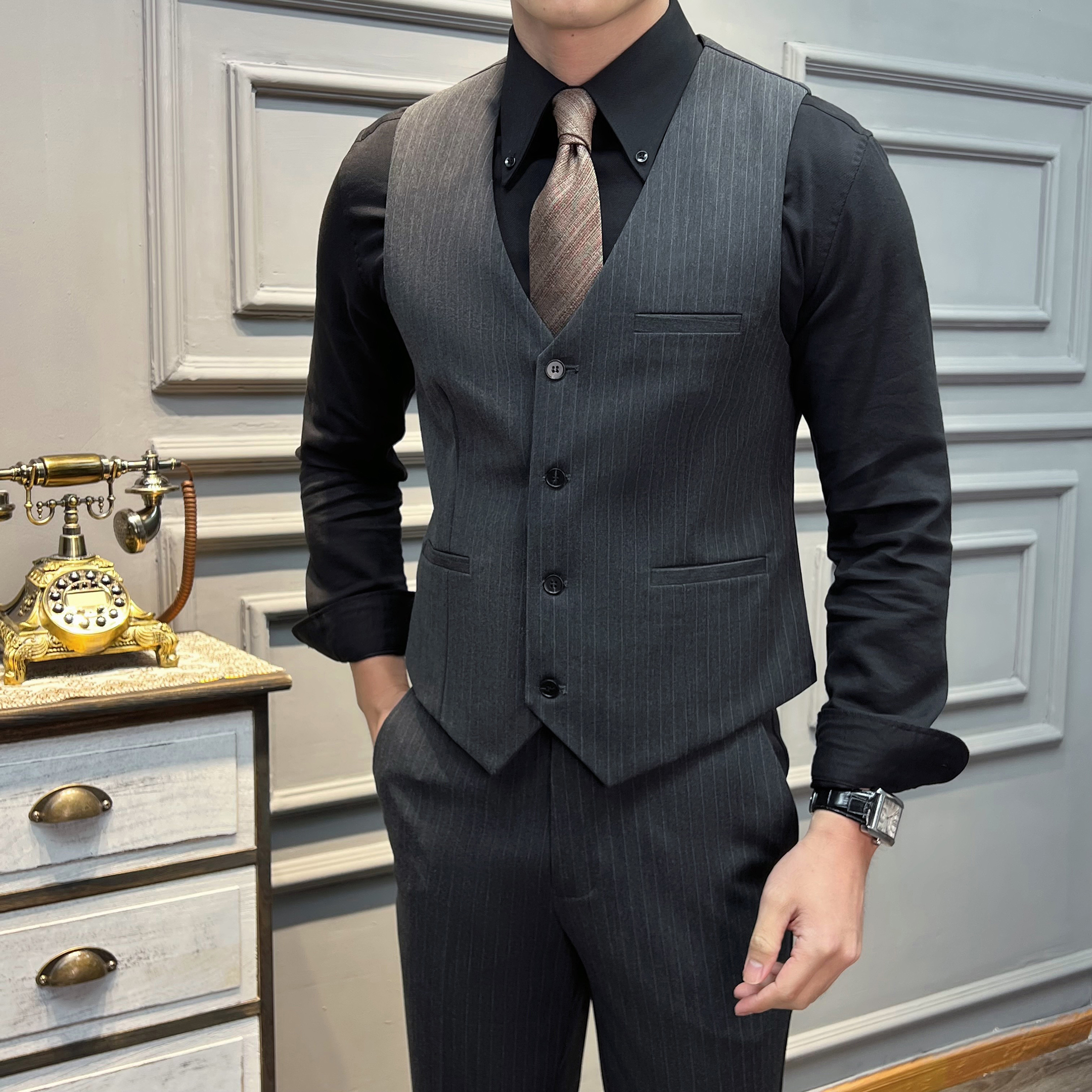 5XL-M( Vest + Pants) High-end  – Men'S Grooming Club recenzja i cena