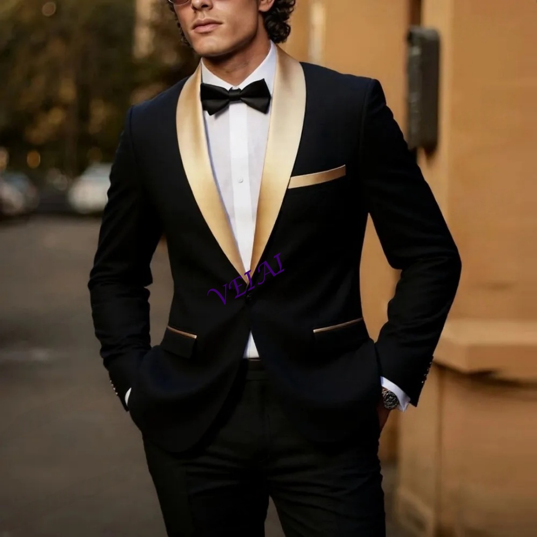 CustomizedNew Gold Lapel Black – Men'S Grooming Daily recenzja i cena