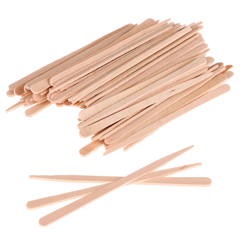 50/100Pcs Wooden Body Hair Rem – Hair Wax Stick recenzja i cena