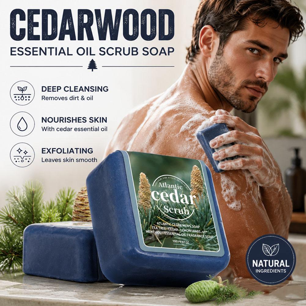 Men's Cedar Essential Oil Soap – Men'S Grooming Tonic recenzja i cena