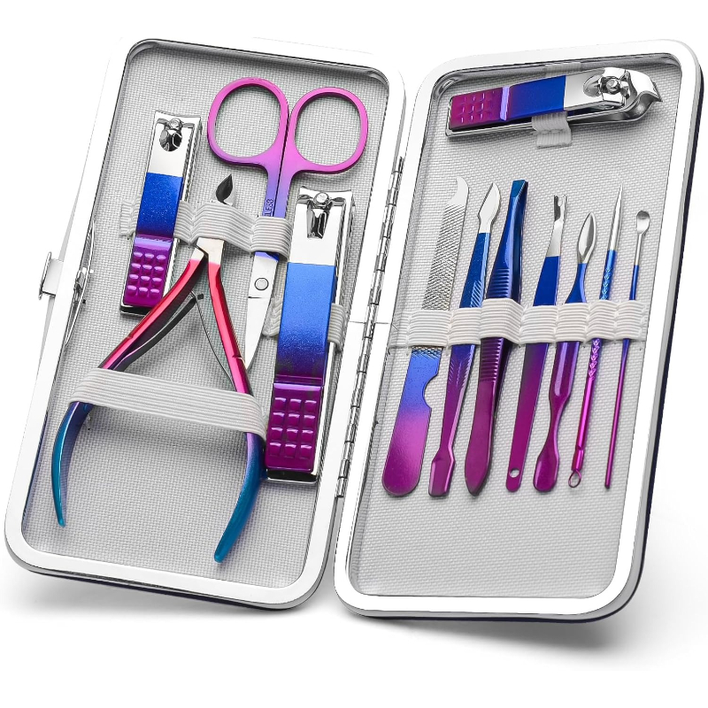 Manicure Set Nail Clippers Ped – Mens Grooming Box recenzja i cena