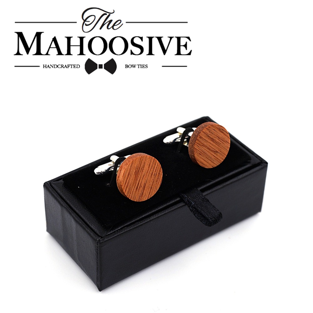 MAHOOSIVE Wooden Cufflinks Wed – Mens Grooming Box recenzja i cena