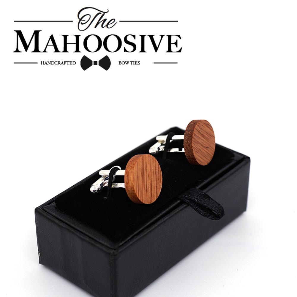 MAHOOSIVE Wooden Cufflinks Wed – Mens Grooming Box recenzja i cena