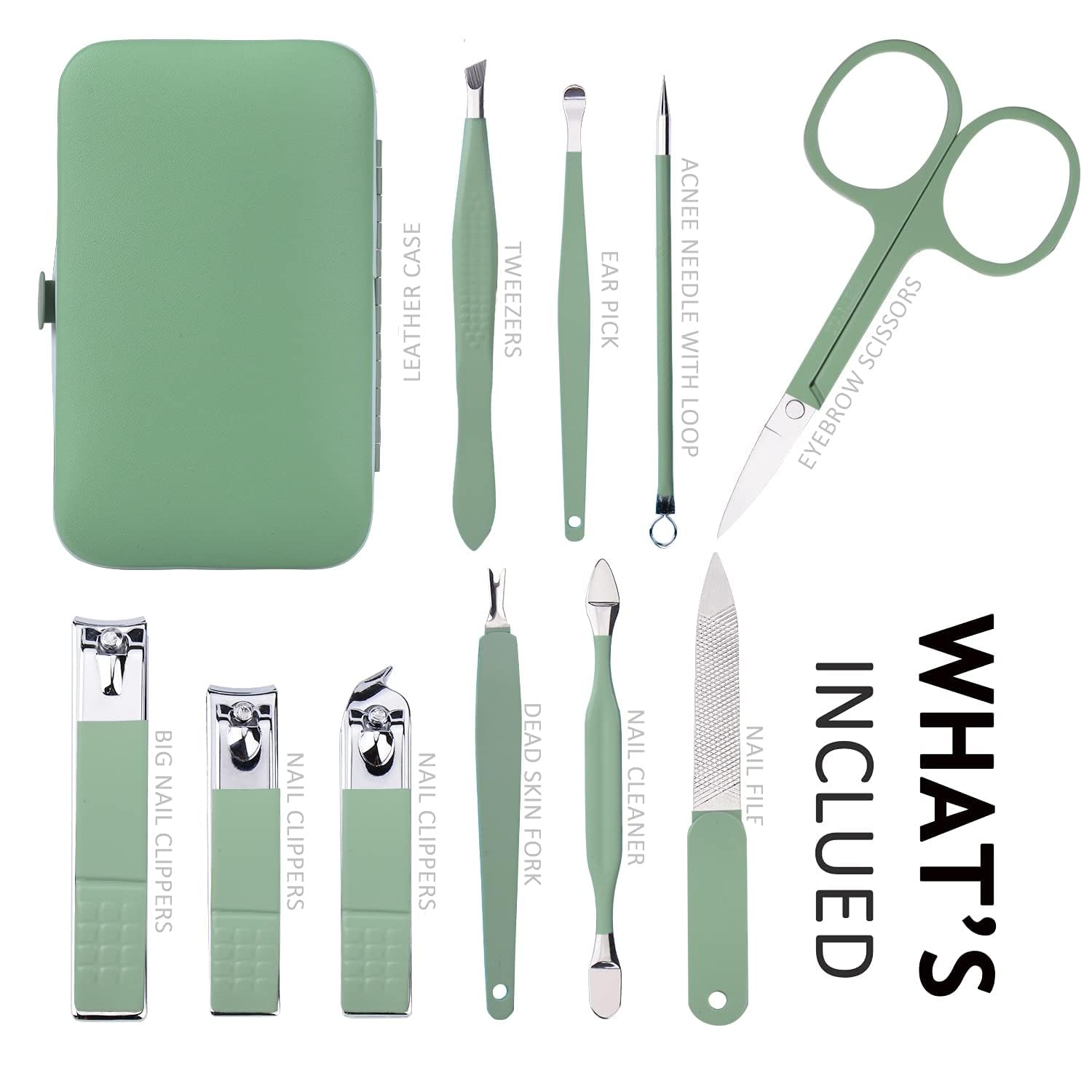 10 in 1 Stainless Steel Manicu – Men'S Grooming Images recenzja i cena