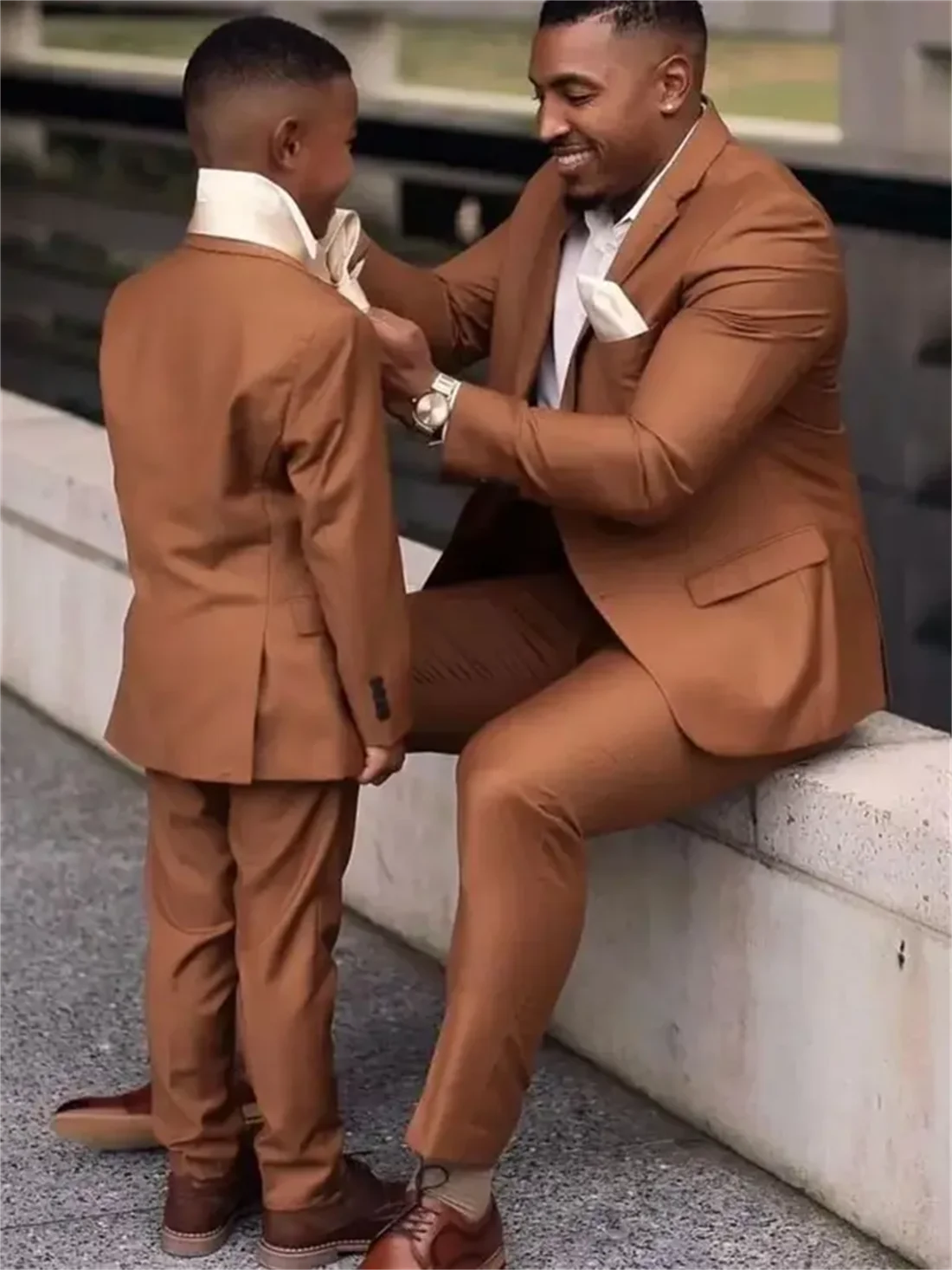 2 Pieces Dark Brown Men Suits  – Men'S Grooming Daily recenzja i cena