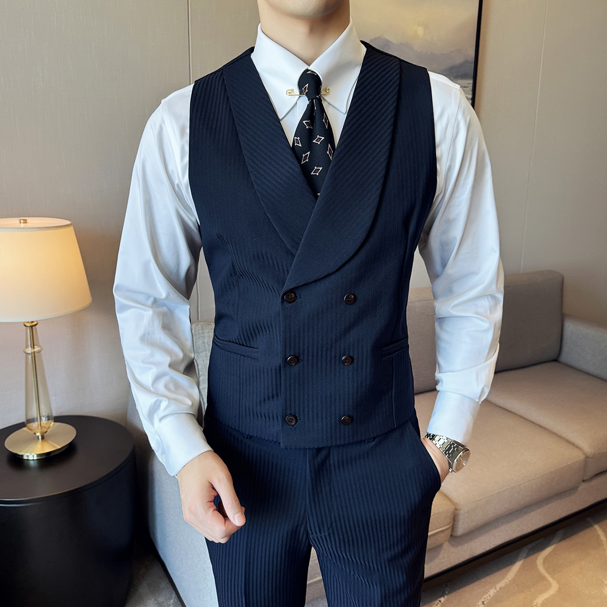 ( Vest + Pants) Men Luxury Str – Men'S Grooming Club recenzja i cena