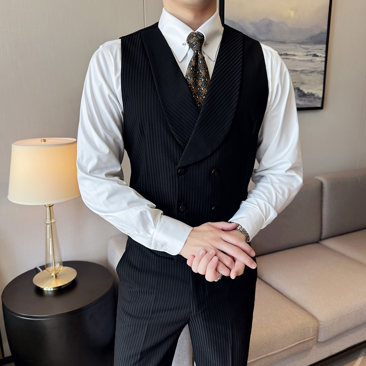 ( Vest + Pants) Men Luxury Str – Men'S Grooming Club recenzja i cena