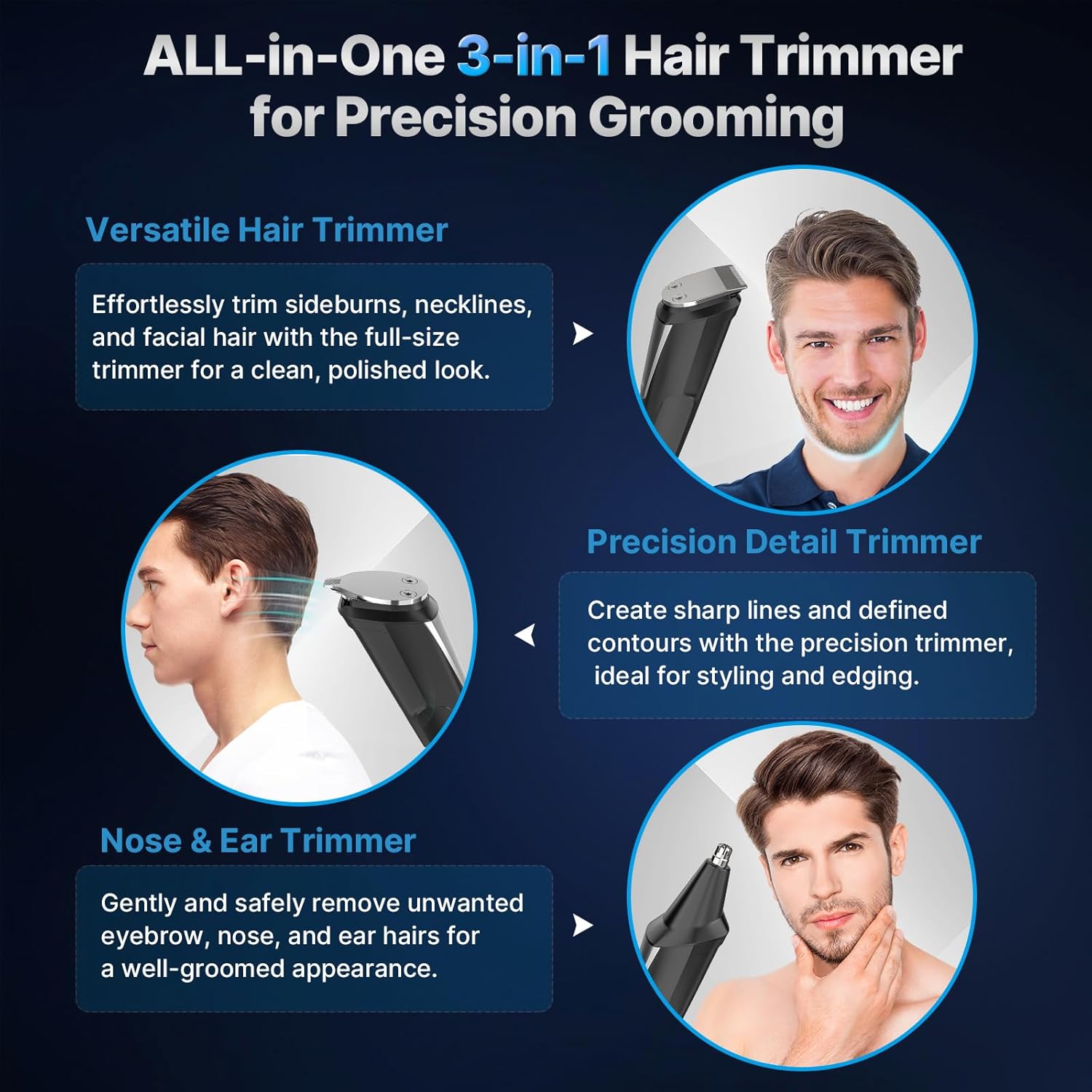 Beard Trimmer Hair Clippers fo – Men'S Grooming Images recenzja i cena