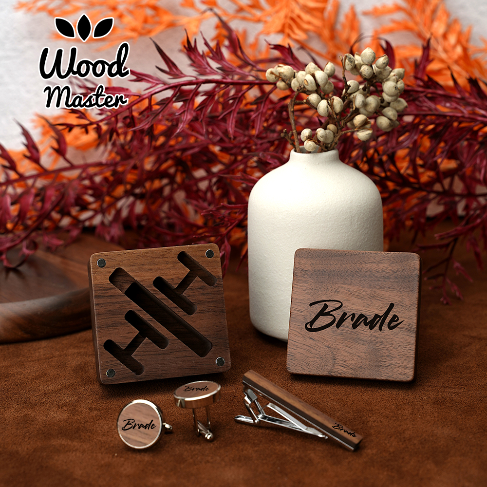Custom Engraved Wooden Groom A – Mens Grooming Box recenzja i cena