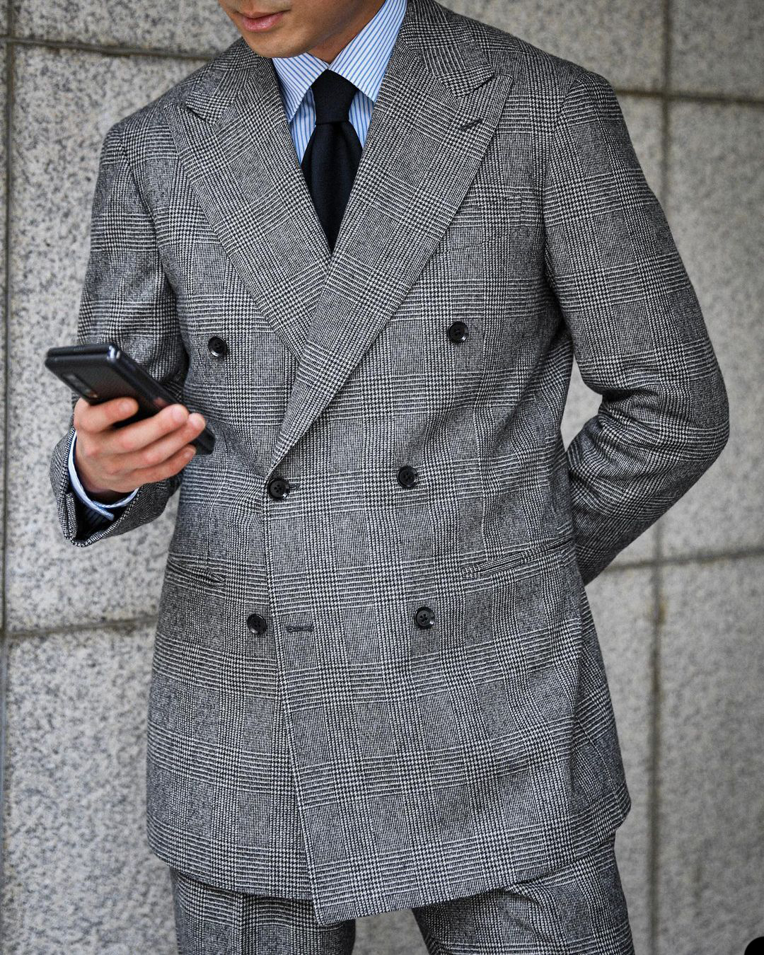 Business Plaid Men Suit 2 Piec – Men'S Grooming Daily recenzja i cena