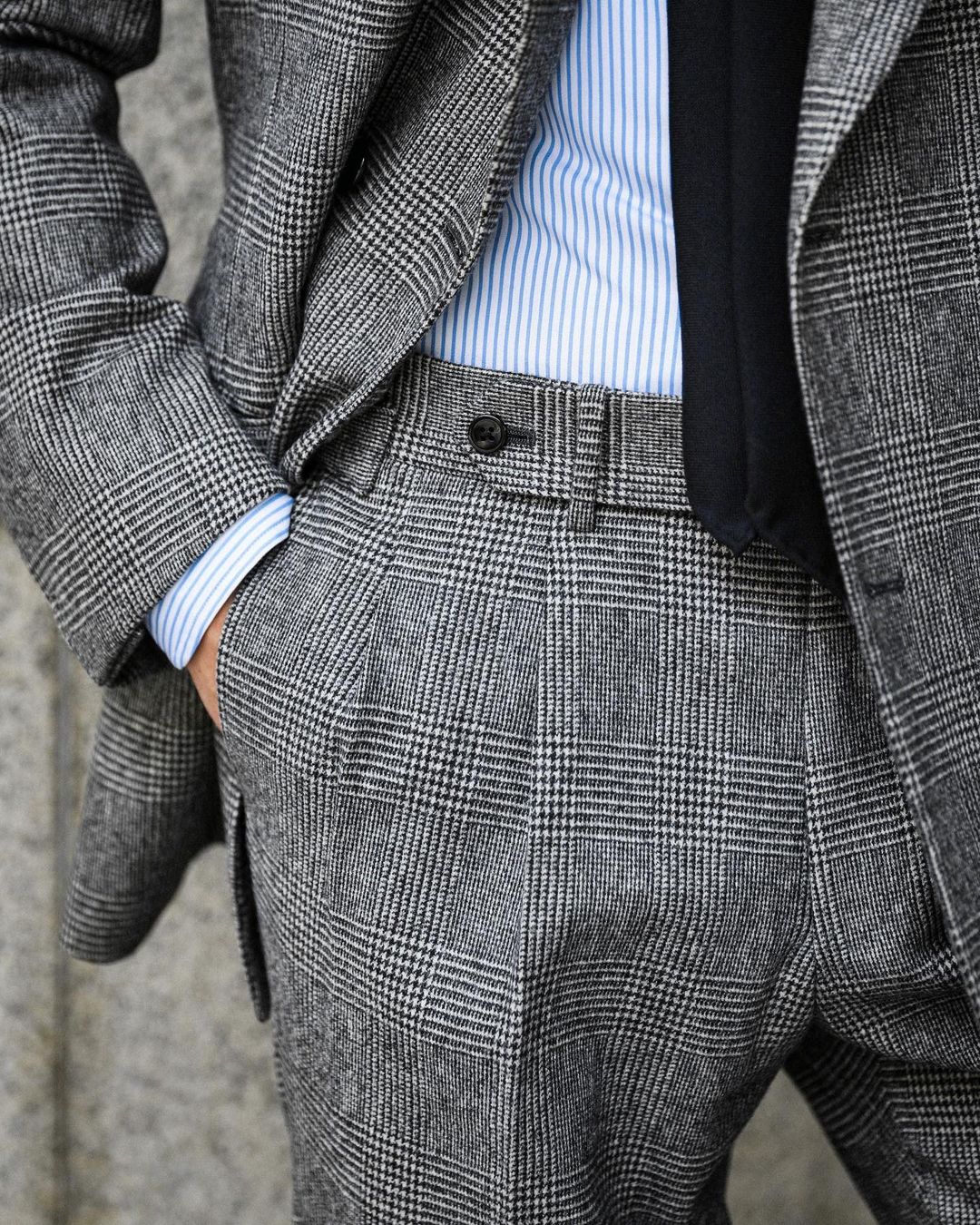 Business Plaid Men Suit 2 Piec – Men'S Grooming Daily recenzja i cena