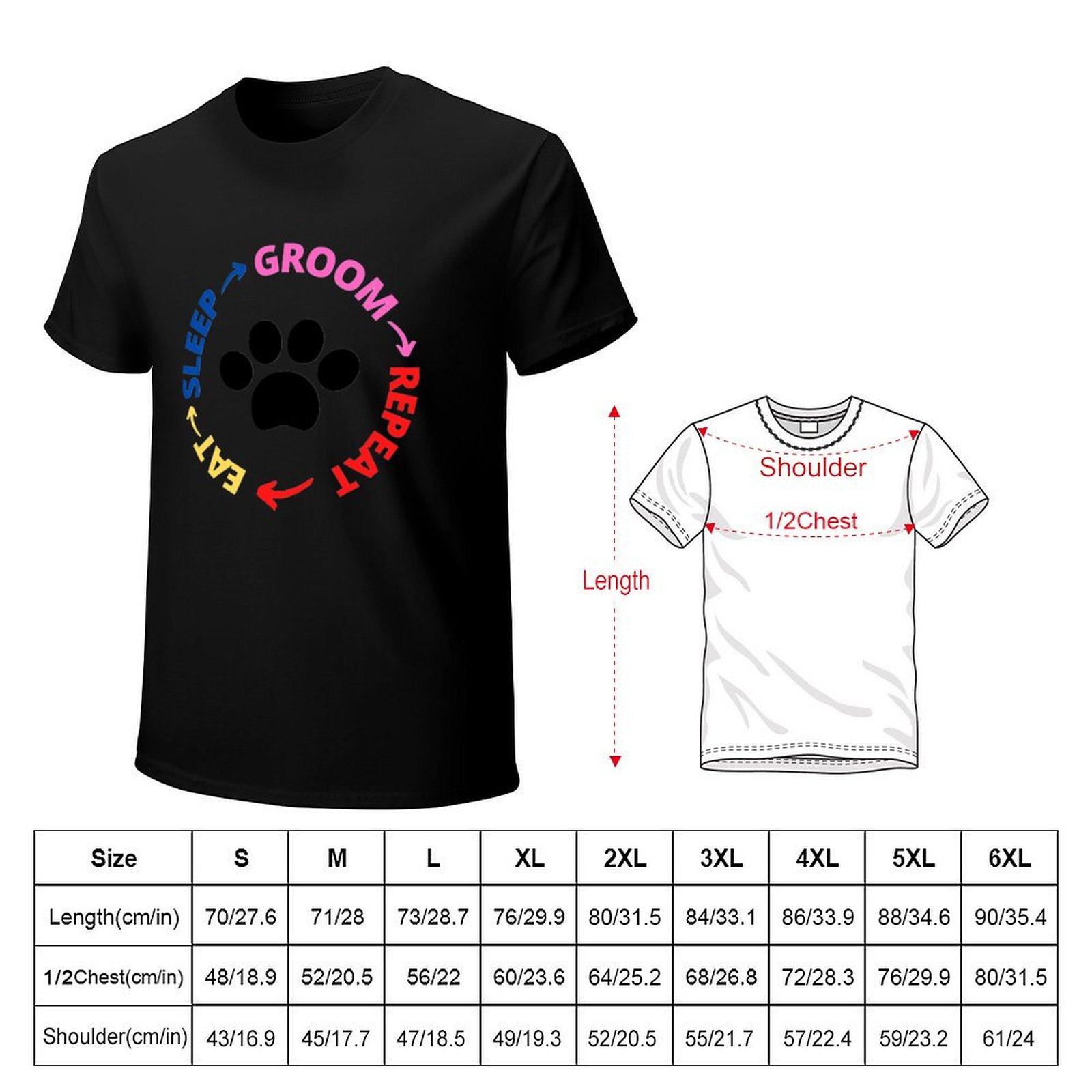 Eat Sleep Groom Repeat dog gro – Men'S Grooming Utilities recenzja i cena