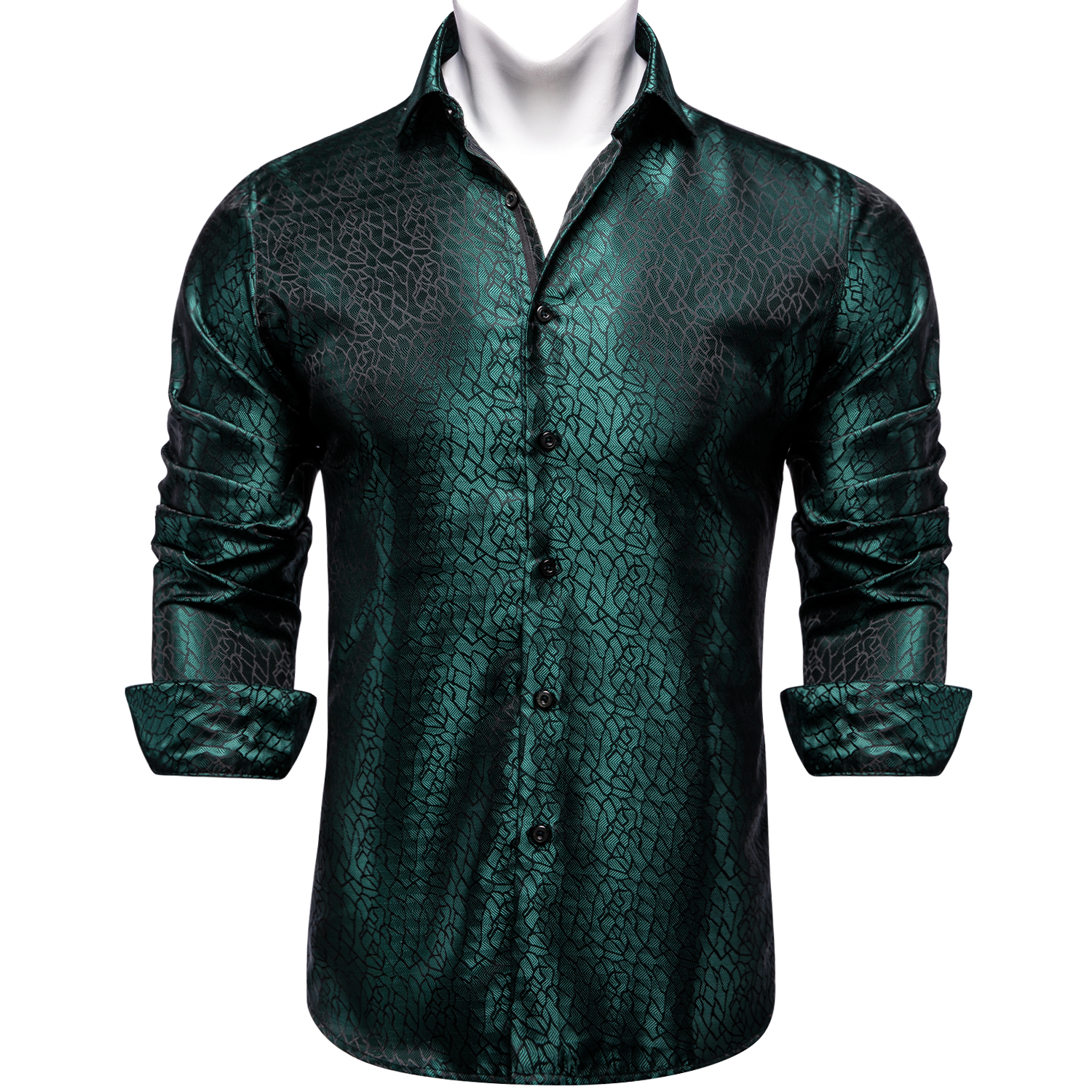 Fashion Green Shirts For Men C – Men'S Grooming Club recenzja i cena
