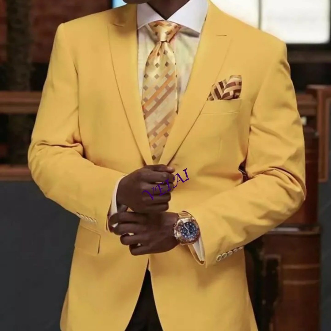 Formal Wedding Men's Suits Yel – Men'S Grooming Daily recenzja i cena