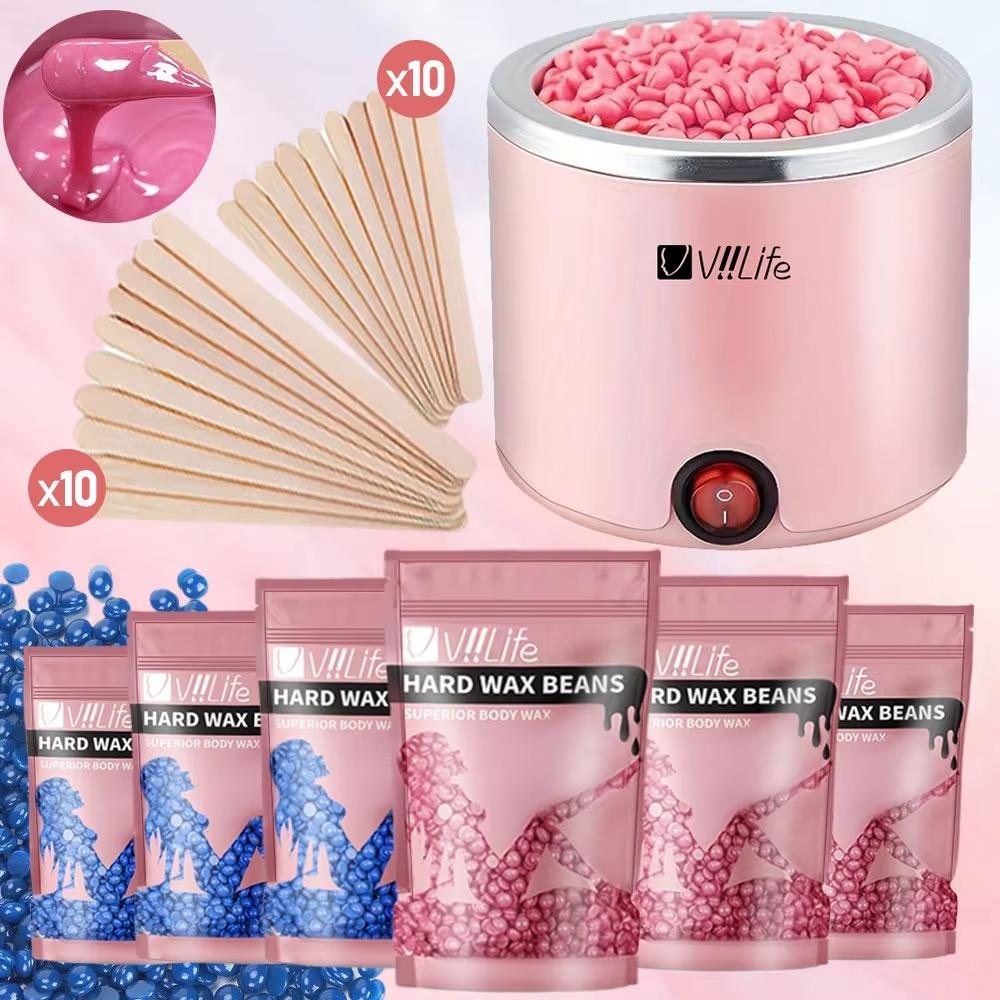 Painless Rose Waxing Set, Wax  – Hair Wax Stick recenzja i cena