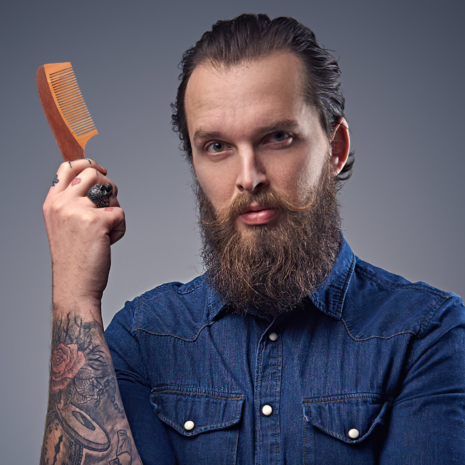 Portable Beard Comb for Men Na – Men'S Grooming Daily recenzja i cena