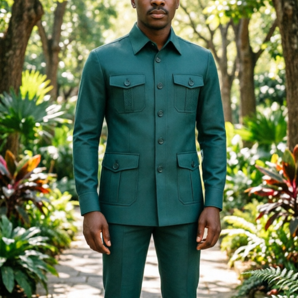 Safari Men Suits Chic Burgundy – Men'S Grooming Utilities recenzja i cena