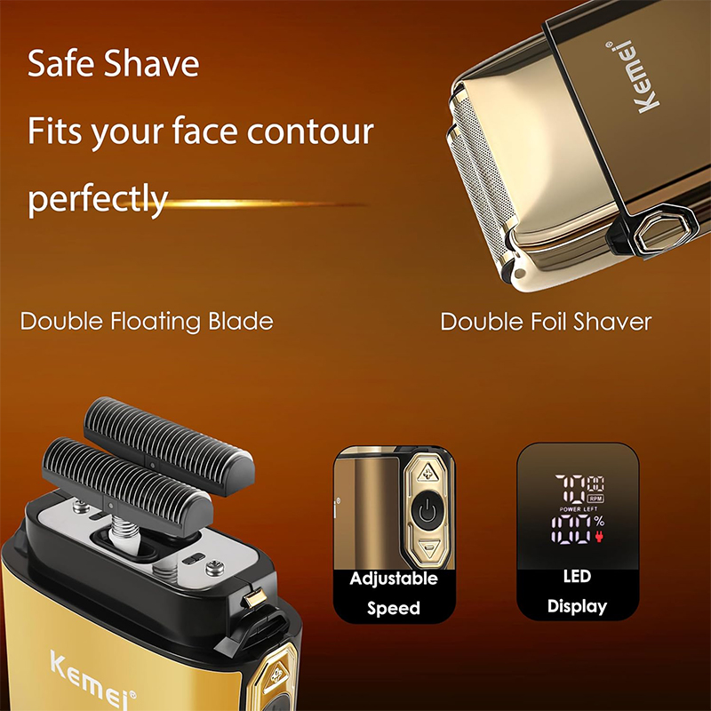 Kemei KM-TX10 T9 Hair Trimmer  – Mens Grooming Box recenzja i cena