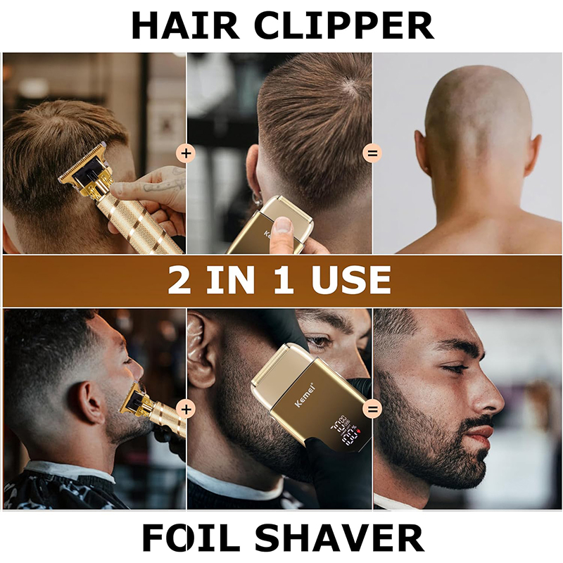 Kemei KM-TX10 T9 Hair Trimmer  – Mens Grooming Box recenzja i cena