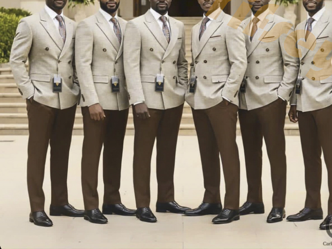 Grey Jacket Brown Pants Bespok – Men'S Grooming Daily recenzja i cena