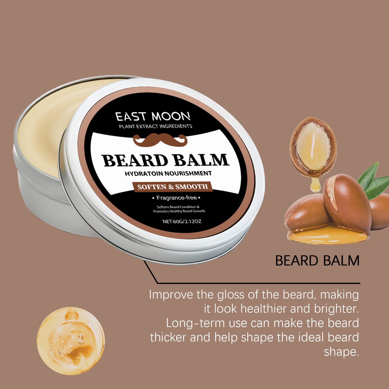 Beard Balm For Men 60g Conditi – Men'S Grooming Tonic recenzja i cena