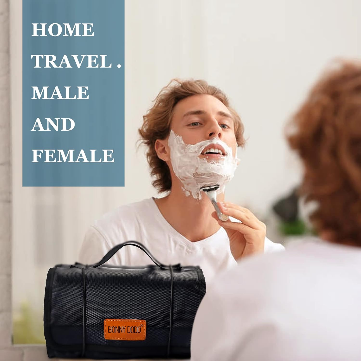 Roll-Up Hanging Toiletry Bag w – Men'S Grooming Images recenzja i cena